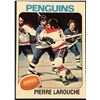 Image 1 : 1975-76 TOPPS NHL HOCKEY PIERRE LAROUCHE ROOKIE CARD
