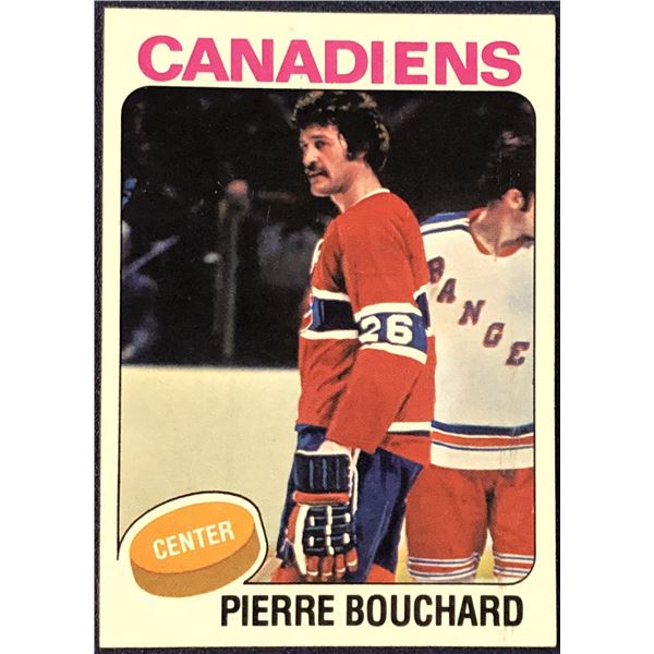 1975-76 TOPPS NHL HOCKEY PIERRE BOUCHARD