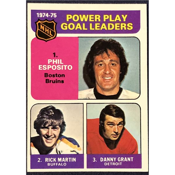 1975-76 TOPPS NHL HOCKEY PHIL ESPOSITO (HOF)