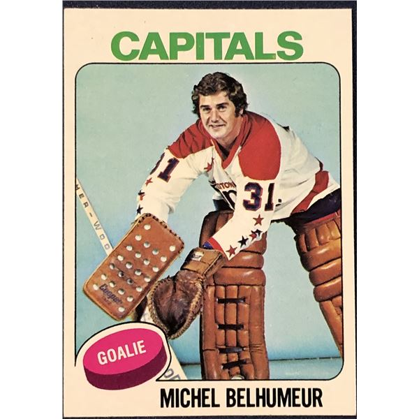 1975-76 TOPPS NHL HOCKEY MICHEL BELHUMEUR