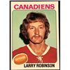 Image 1 : 1975-76 TOPPS NHL HOCKEY LARRY ROBINSON (HOF)