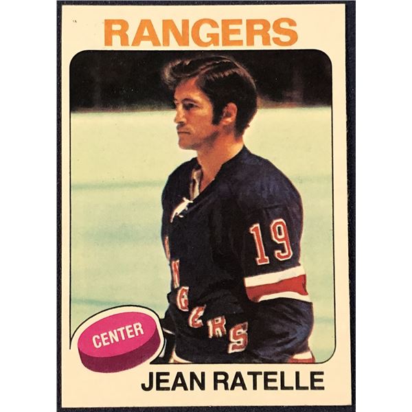 1975-76 TOPPS NHL HOCKEY JEAN RATELLE (HOF)