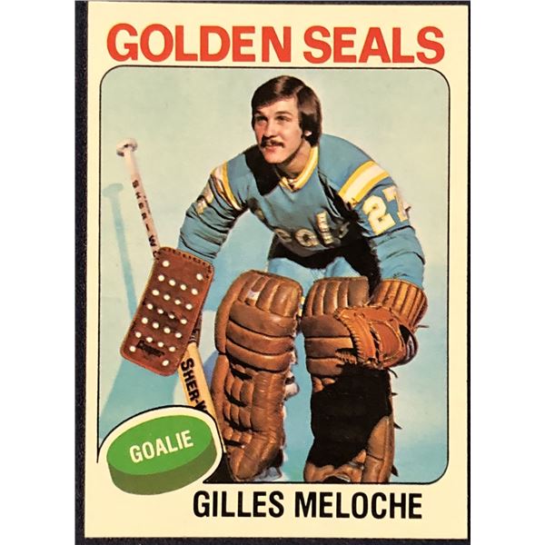 1975-76 TOPPS NHL HOCKEY GILLES MELOCHE