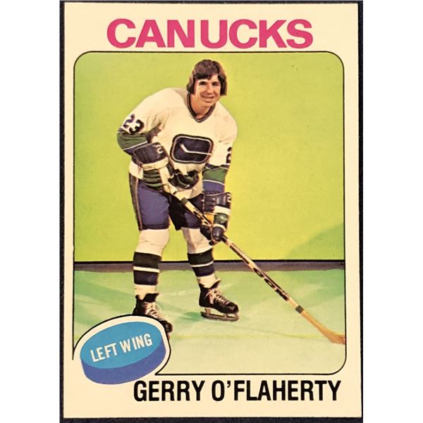 1975-76 TOPPS NHL HOCKEY GERRY O'FLAHERTY