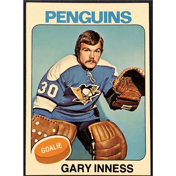 1975-76 TOPPS NHL HOCKEY GARY INNESS