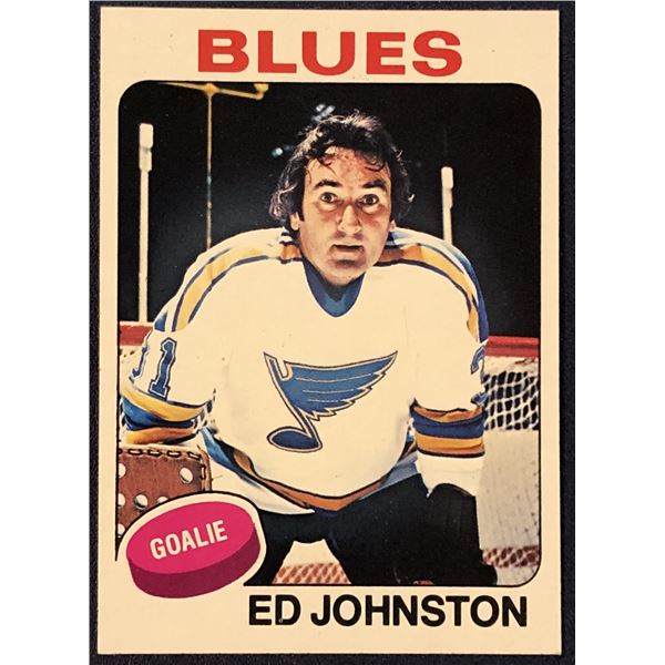 1975-76 TOPPS NHL HOCKEY ED JOHNSTON