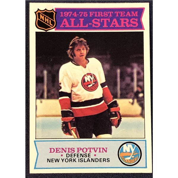 1975-76 TOPPS NHL HOCKEY DENIS POTVIN (HOF)