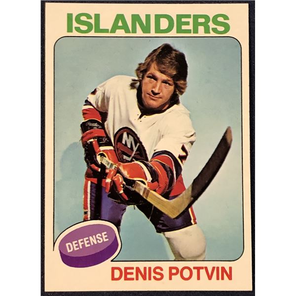 1975-76 TOPPS NHL HOCKEY DENIS POTVIN (HOF)