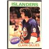Image 1 : 1975-76 TOPPS NHL HOCKEY CLARK GILLIES (HOF) ROOKIE CARD