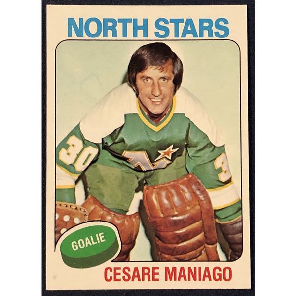 1975-76 TOPPS NHL HOCKEY CESARE MANIAGO