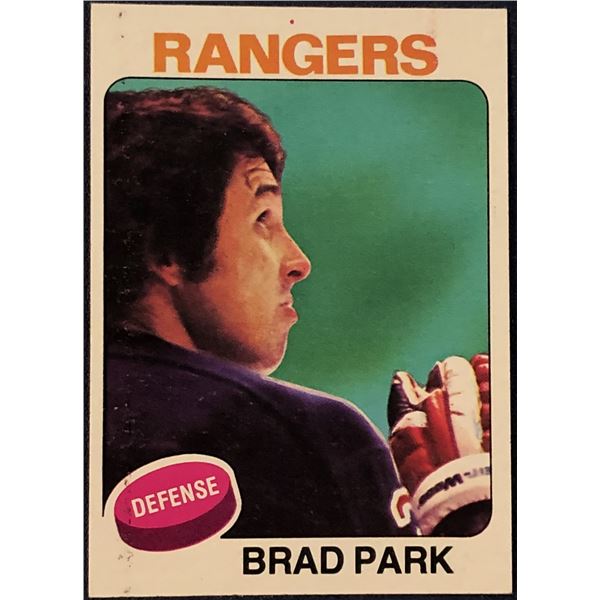 1975-76 TOPPS NHL HOCKEY BRAD PARK (HOF)