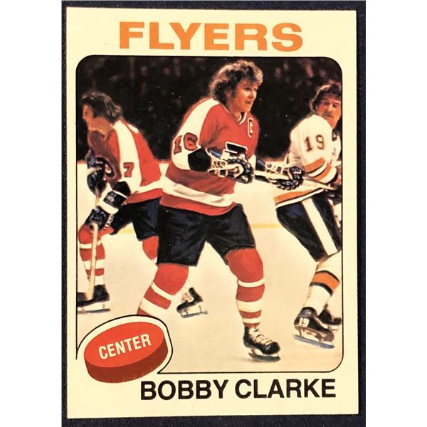 1975-76 TOPPS NHL HOCKEY BOBBY CLARKE (HOF)