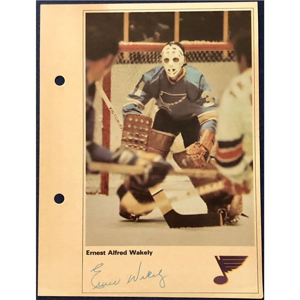1971 TORONTO SUN NHL ACTION PLAYERS - ERNIE WAKELY