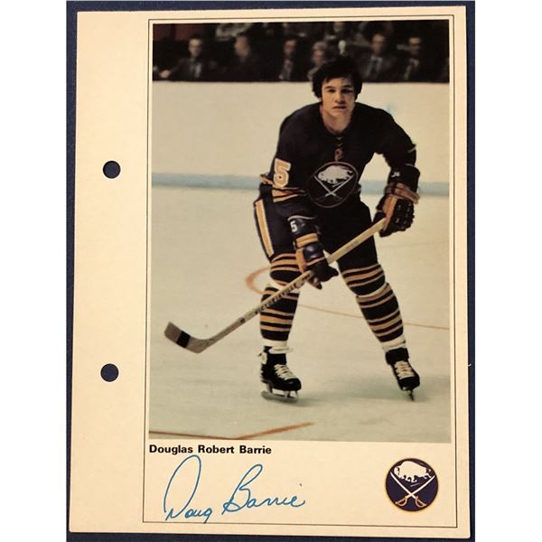 1971 TORONTO SUN NHL ACTION PLAYERS - DOUG BARRIE
