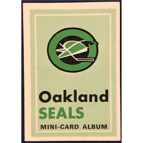 1969-70 O-PEE-CHEE NHL MINI-CARD ALBUM - OAKLAND SEALS