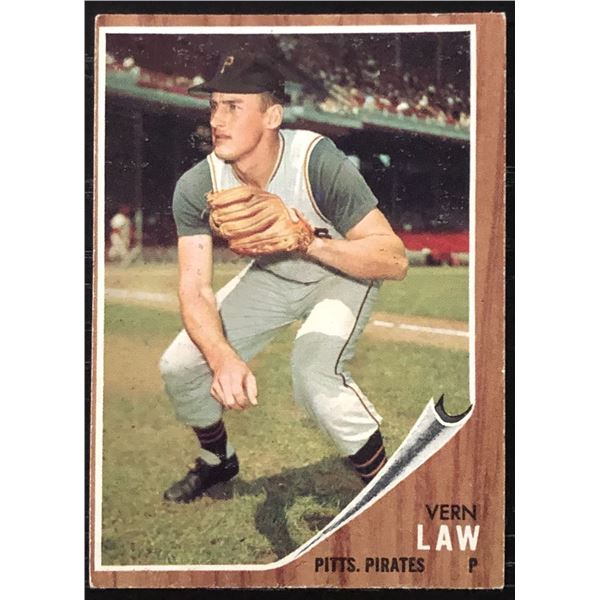 1962 TOPPS VERN LAW