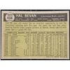 Image 2 : 1961 TOPPS HAL BEVAN ROOKIE CARD
