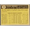 Image 2 : 1961 TOPPS CHUCK DRESSEN