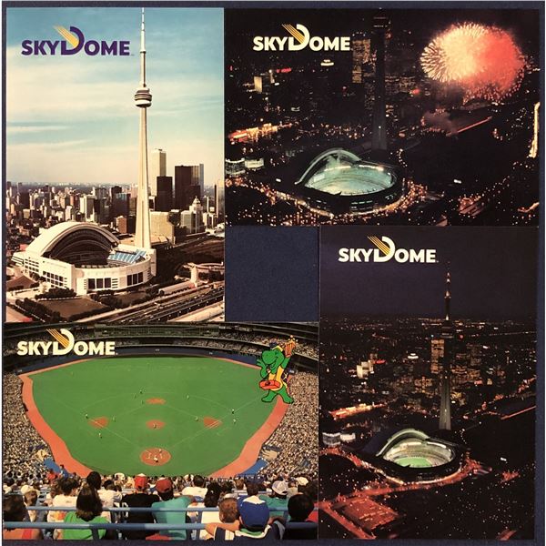 TORONTO SKYDOME POSTCARD SET (4)