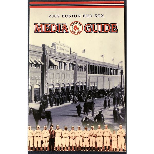 2002 MLB MEDIA GUIDE - BOSTON RED SOX