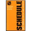 Image 1 : 1977-78 NHL SCHEDULE BOOK