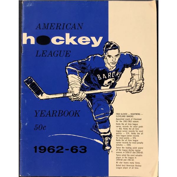 1962-63 AMERICAN HOCKEY LEAGUE YEARBOOK