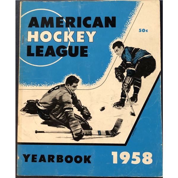 1958-59 AMERICAN HOCKEY LEAGUE YEARBOOK