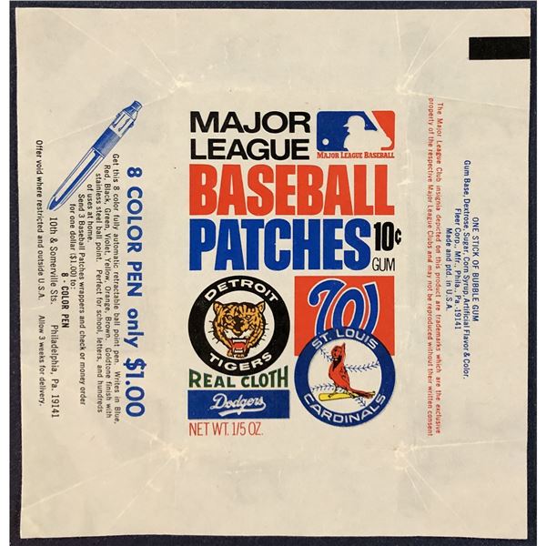 1969 FLEER BASEBALL WRAPPER