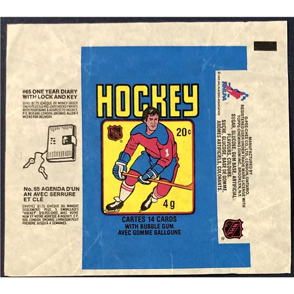 1979-80 O-PEE-CHEE NHL WRAPPER - GRETZKY ROOKIE YEAR