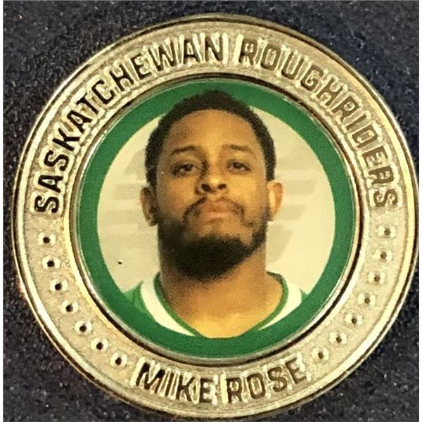 2026 SASKATCHEWAN ROUGHRIDERS GREY CUP MEDALLION - MIKE ROSE