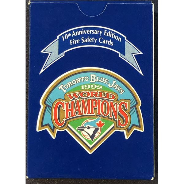 1992 TORONTO BLUE JAYS FIRE SAFETY BOX SET