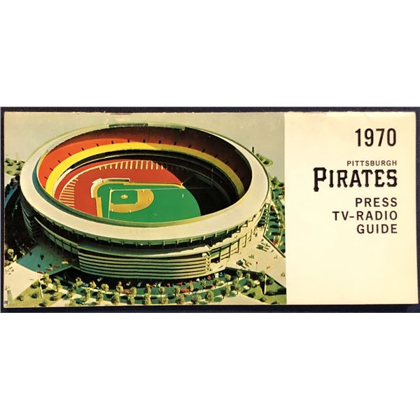 1970 MLB MEDIA GUIDE - PITTSBURGH PIRATES