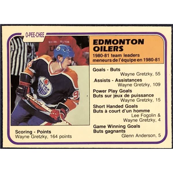 1981-82 O-PEE-CHEE WAYNE GRETZKY (HOF)