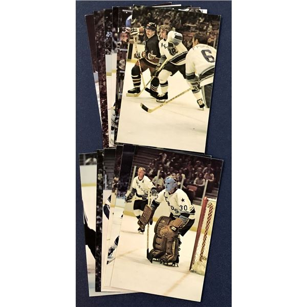 1975-76 WHA HOUSTON AEROS POST CARDS (12)