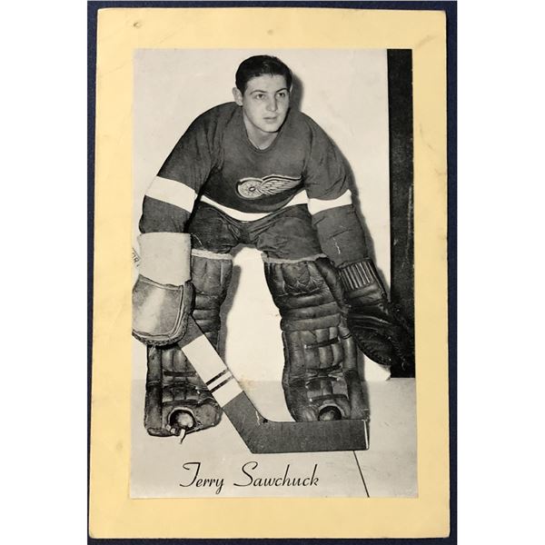 1944-63 BEEHIVE HOCKEY - TERRY SAWCHUK (HOF)