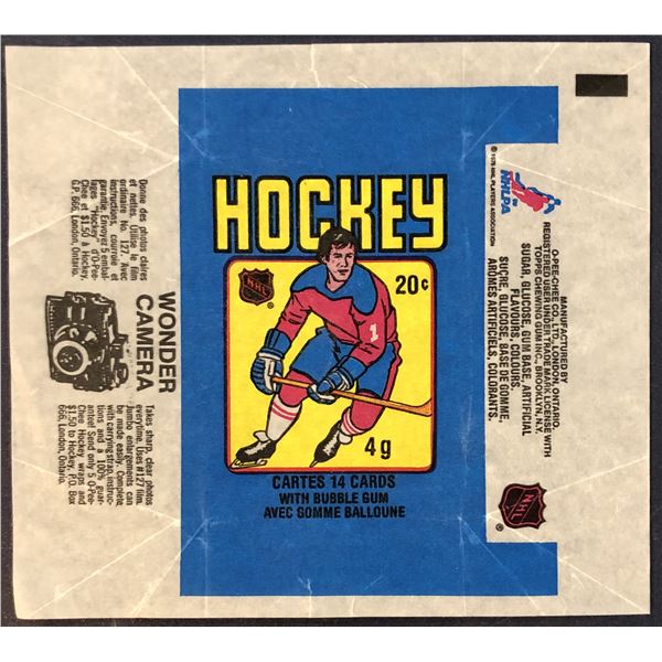 1979-80 O-PEE-CHEE NHL WRAPPER - GRETZKY ROOKIE YEAR