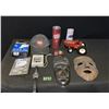 Image 1 : Lot of assorted items including wall masks, Dr Pepper collectables, fashion watch and more