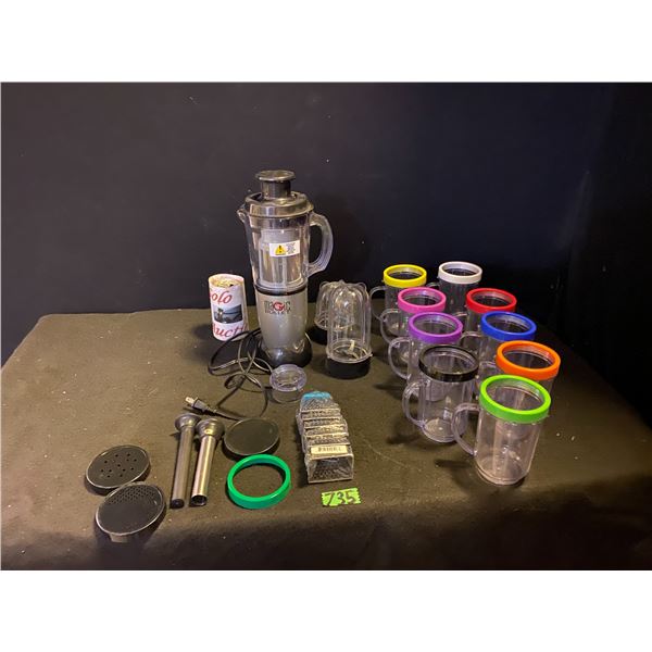 Magic Bullet with all the essentials to make your own smoothies and more