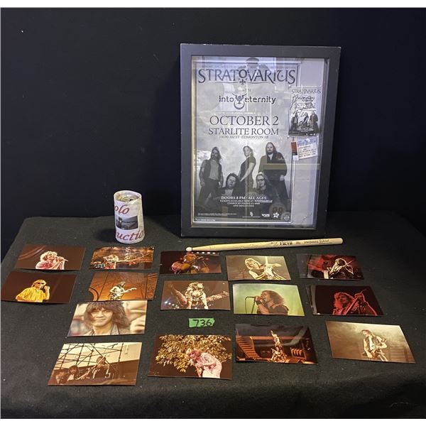 Rock memorabilia lot