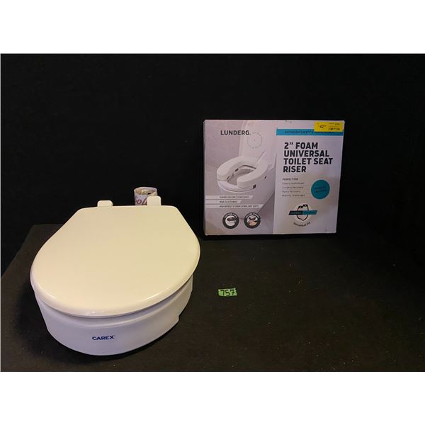 2" foam universal toilet seat riser
