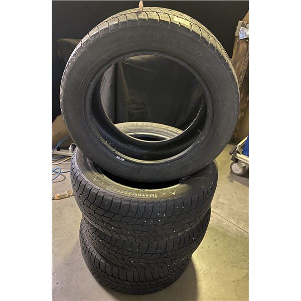 Set of 4 winter tires size 205/55 R16, all tires final sale