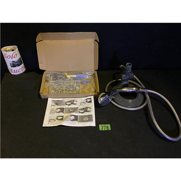 Snap Fastener plier tool kit & portable hand held shower head