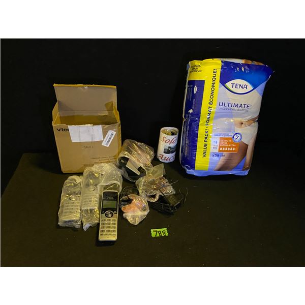 Cordless telephone sets, Tena bladder control underwear