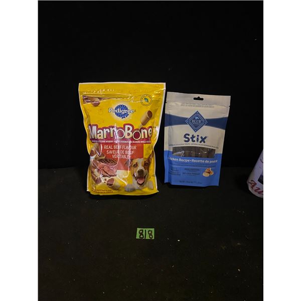 Pedigree Marrobone treats and Blue Mountain dog treats