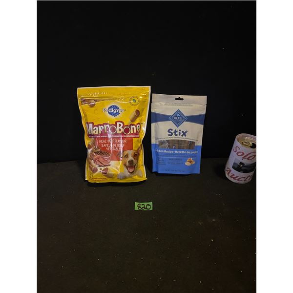 Pedigree Marrowbone treats and Blue Mountain dog treats