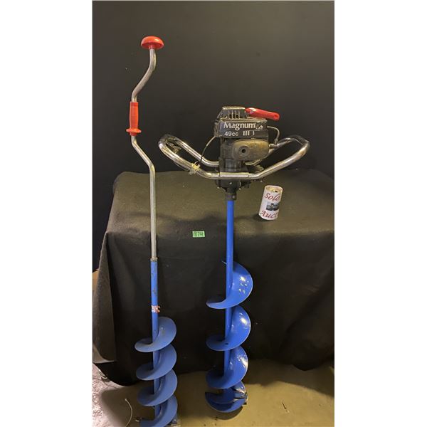 Ice fishing augers, Magnum gas is for PARTS ONLY