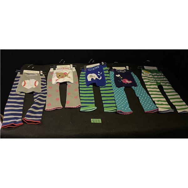 Knitted infant pants - 5 pairs