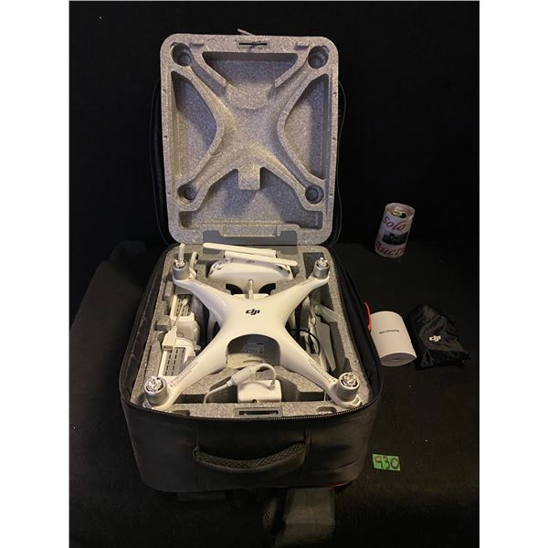 DJI Phantom 4 Pro quadcopter drone with fitted form carrying case