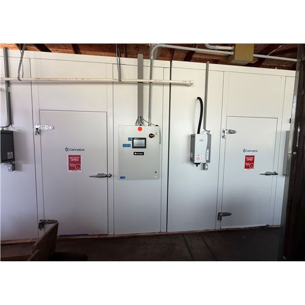 Cannatrol DC8 Cannabis  Dry/Cure System - (2) Dry Rooms, Legacy Chiller, 2024 Cost $136,400