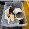 Image 1 : Bin Multiple PVC Pipe Fittings, Couplings, Tees, Flange Adapters, etc